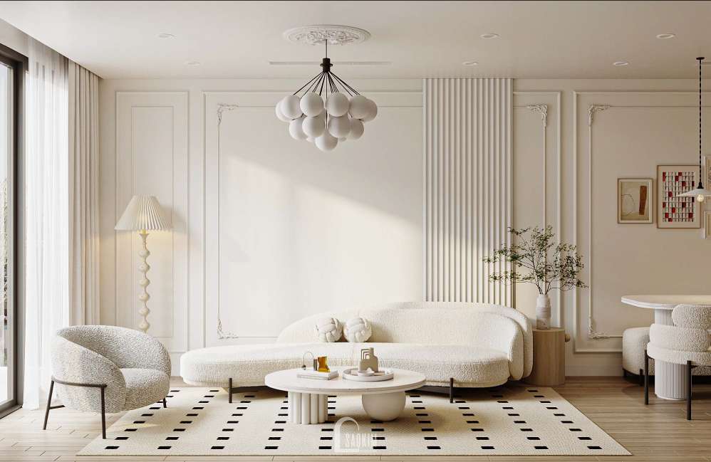 Thiết Kế Nội Thất Chung Cư 85m2 Phong Cách Korean Chic X Parisian